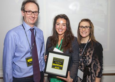 Joanne - 2017 Designer of Tomorrow winner with Colin and Lola.